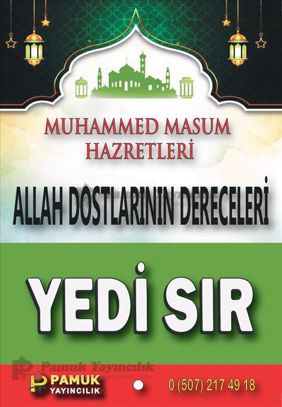 Allah Dostlarının Dereceleri Hakkında Yedi Sır / Tasavvuf-011