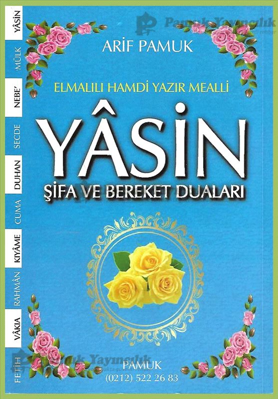 Fihristli Elmalılı Hamdi Yazır Mealli Yasin Şifa ve Bereket Duaları / Yas-133