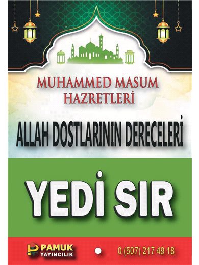 Allah Dostlarının Dereceleri Hakkında Yedi Sır / Tasavvuf-011